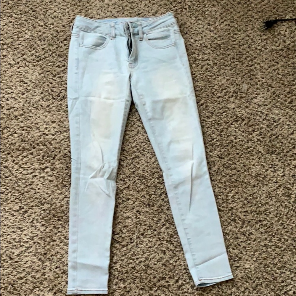 Light blue jeggings